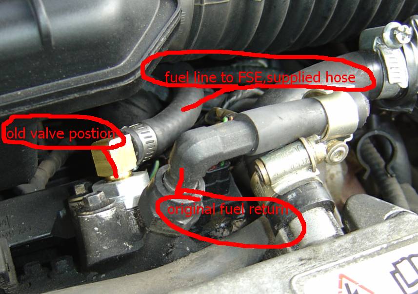 FSE Fuel Rail Regulator Adaptor for Ford Escort Mondeo Fiesta XR2i Puma 