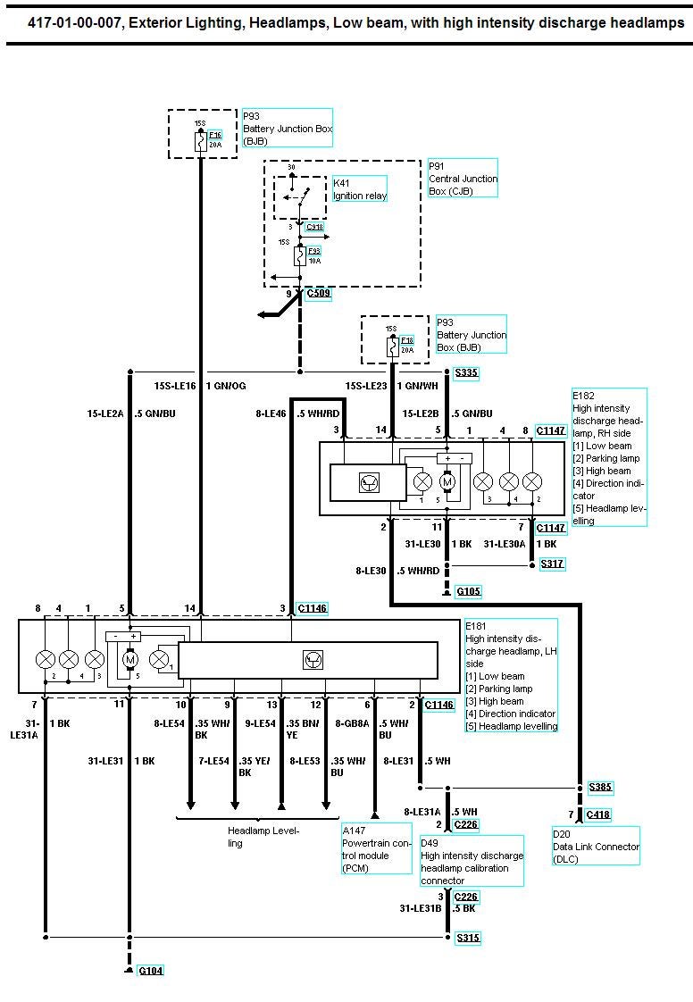 Ford focus headlight switch diagram #6