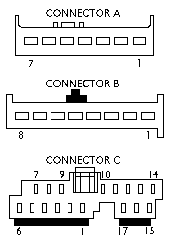 Ford focus radio connectors #7