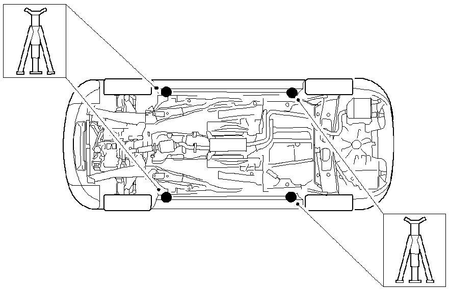 Ford fiesta axle stands