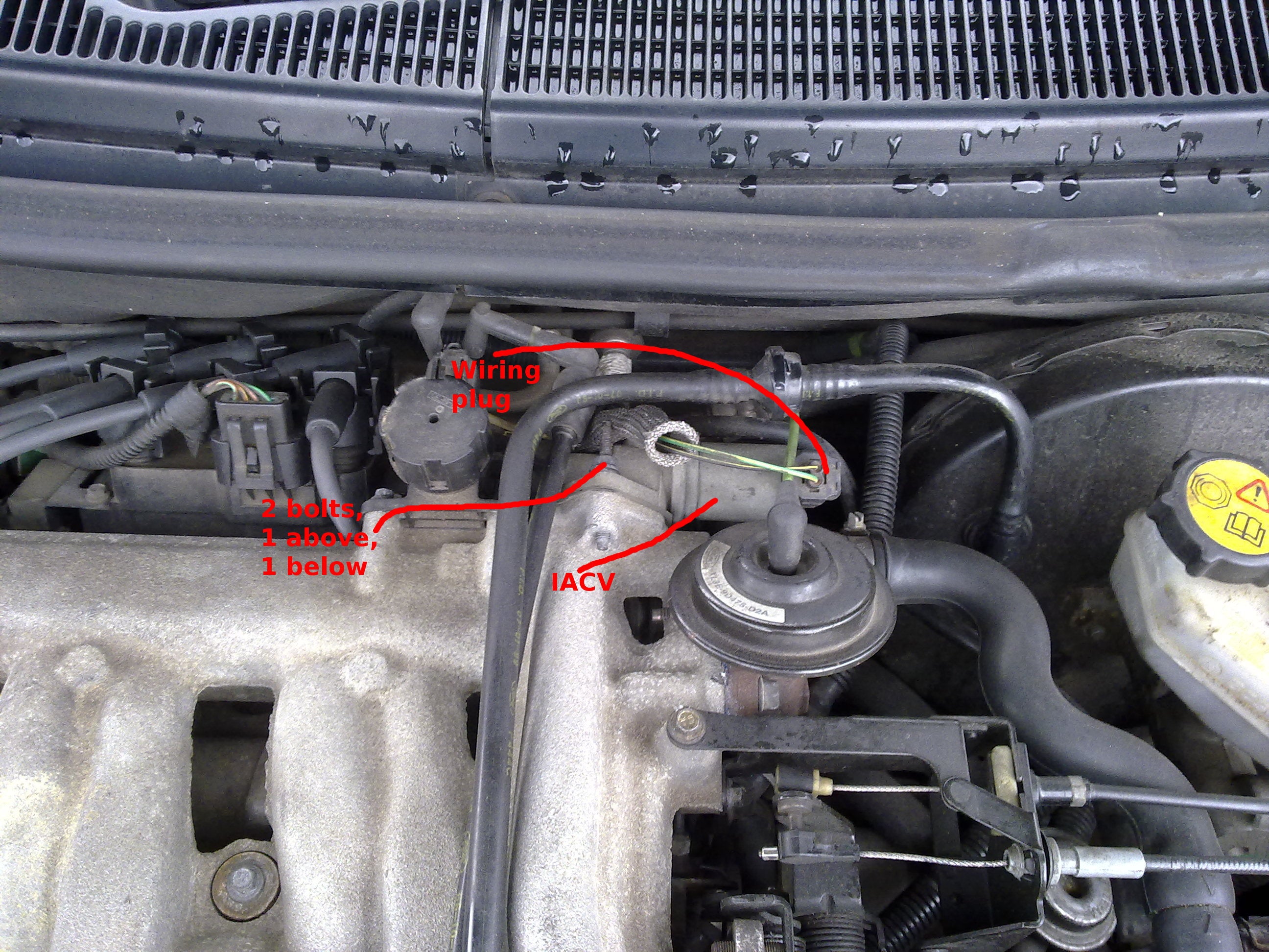 2004 Ford focus idle air control valve location #9